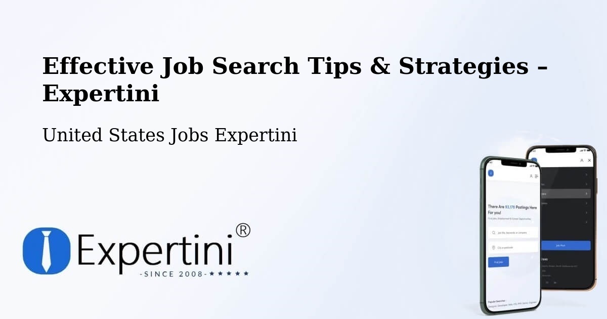 Job Search Tips & Strategies for Job Seekers – Brookside - Brookside, United States Jobs Expertini