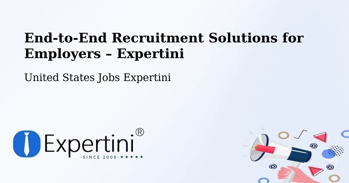 Recruitment Solutions for Employers – Brookside - Brookside, United States Jobs Expertini